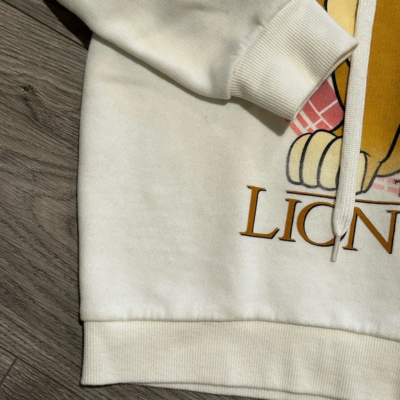 Disney Lion King White Hoodie Simba Juniors Medium Kids - Picture 4 of 5